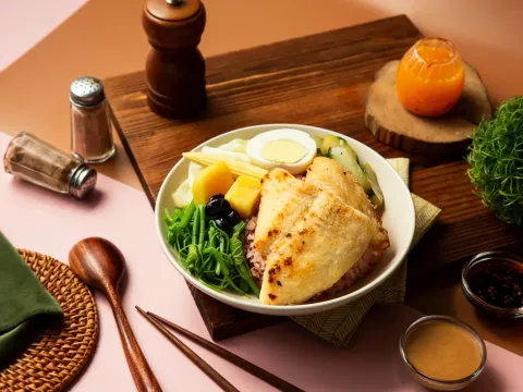 椒鹽巴沙魚餐盒