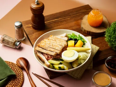 炙烤豬排餐盒